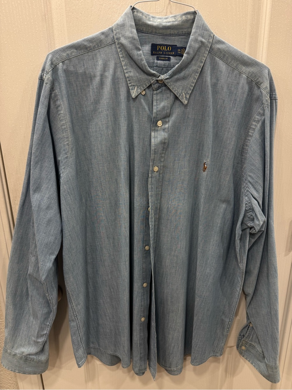 Polo Ralph Lauren- Classic Fit- Chambray Long Sleeve Shirt